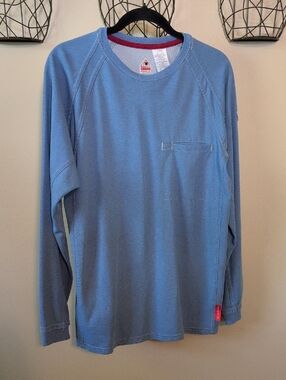 Bulwark iQ Series FR Long Sleeve T-shirt -Blue